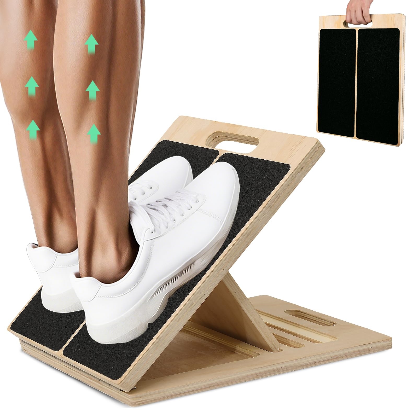 Wobble Board Balance - لوح توازن خشبي 2 في 1