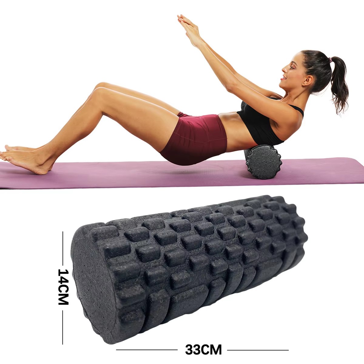 Home Gym Yoga - 30/33 سنتيمتر اللياقة البدنية رغوة الأسطوانة