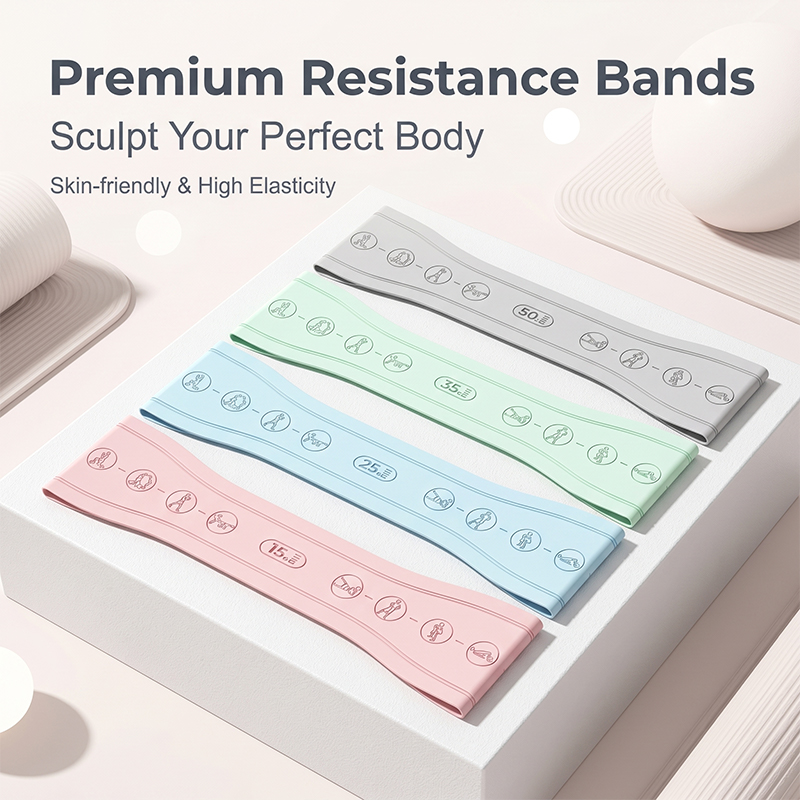 Resistance Loop Mini Band - مجموعة أربطة مقاومة صغيرة من السيليكون،
