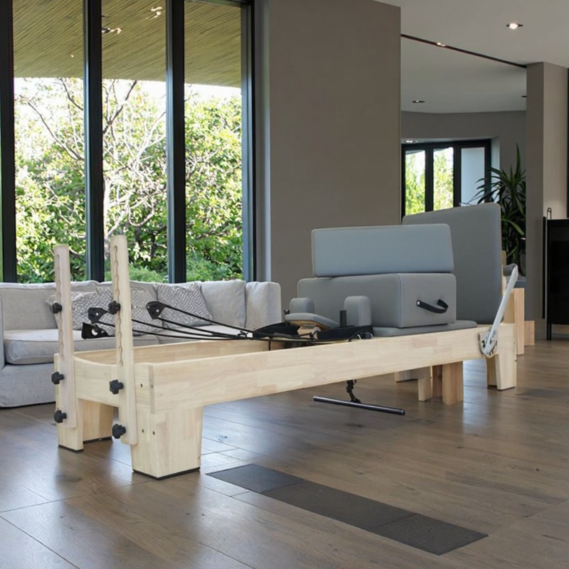 Home Gym Custom - آلة بيلاتس ريفورمر مصنوعة من خشب