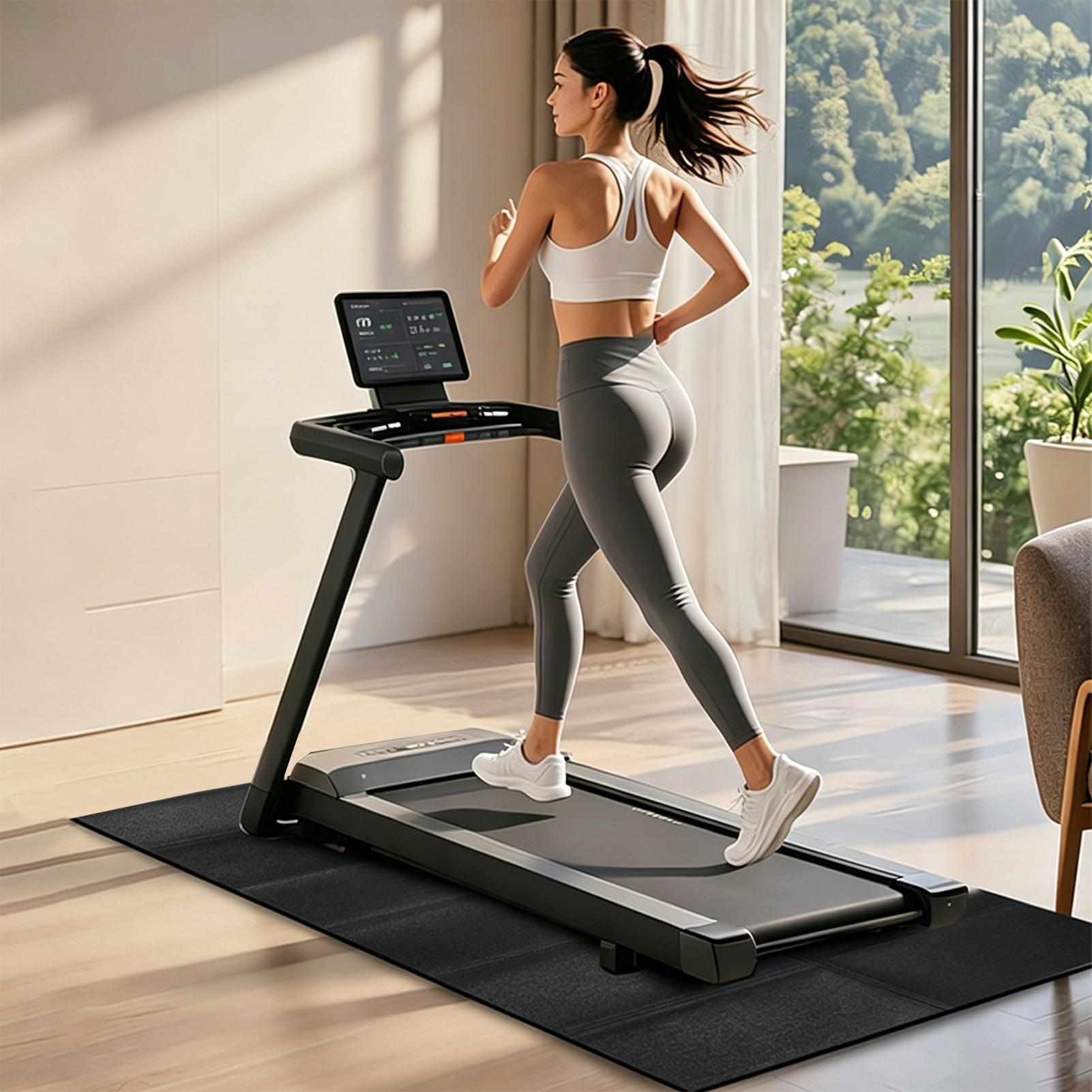 سجادة أرضية لجهاز المشي ماصة ل - مراجعة Home Gym Yoga وسعره
