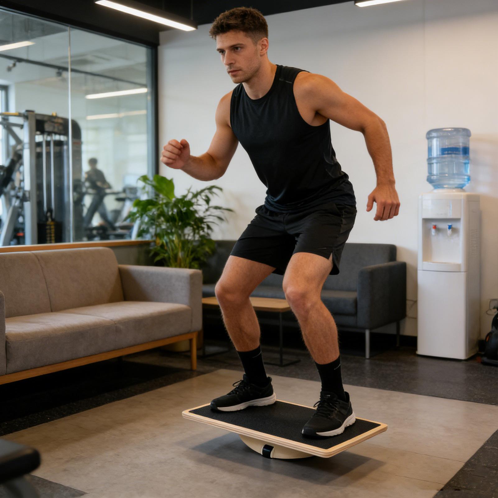 لوح توازن خشبي غير قابل للانزل - مراجعة Wobble Board Balance وسعره