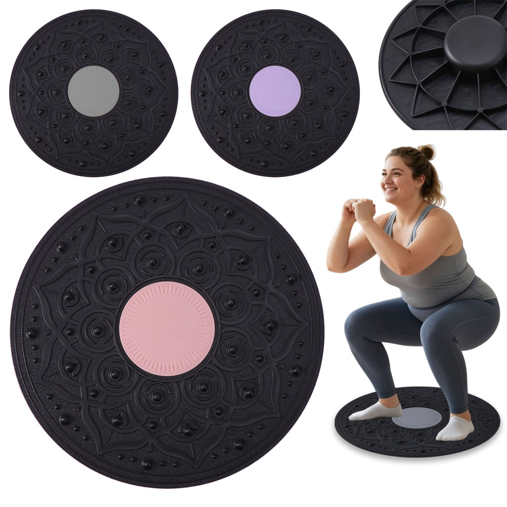 لوح توازن لليوجا وتدليك القدمي - مراجعة Wobble Board Balance وسعره
