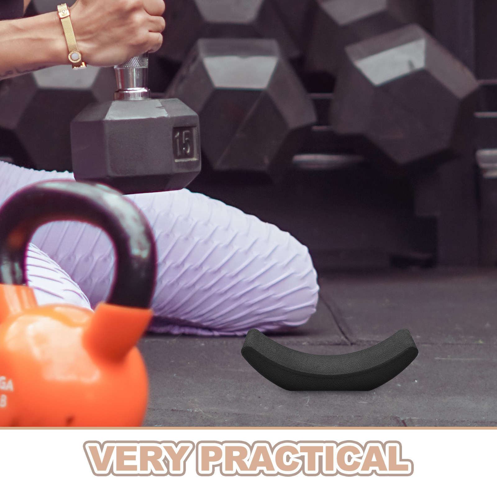 4 قطع من وسائد المطاط المقاومة - مراجعة Home Gym Women وسعره