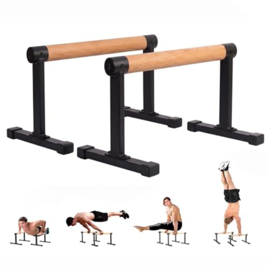 أعمدة متوازية خشبية للجمباز من - مراجعة Home Gym Installation وسعره
