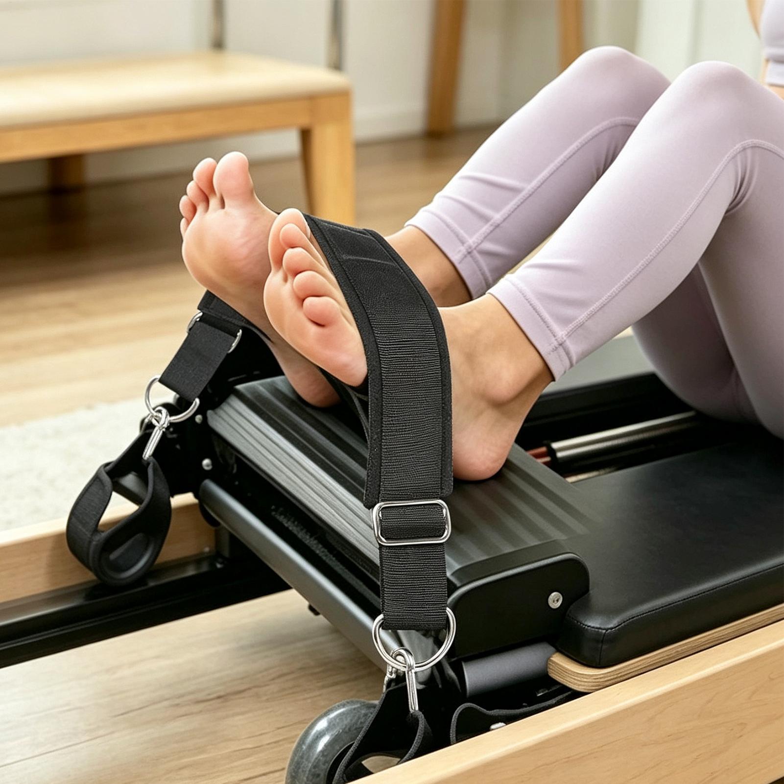 حزام قدم للبيلاتس مُسمك وقابل  - مراجعة Home Gym Yoga وسعره