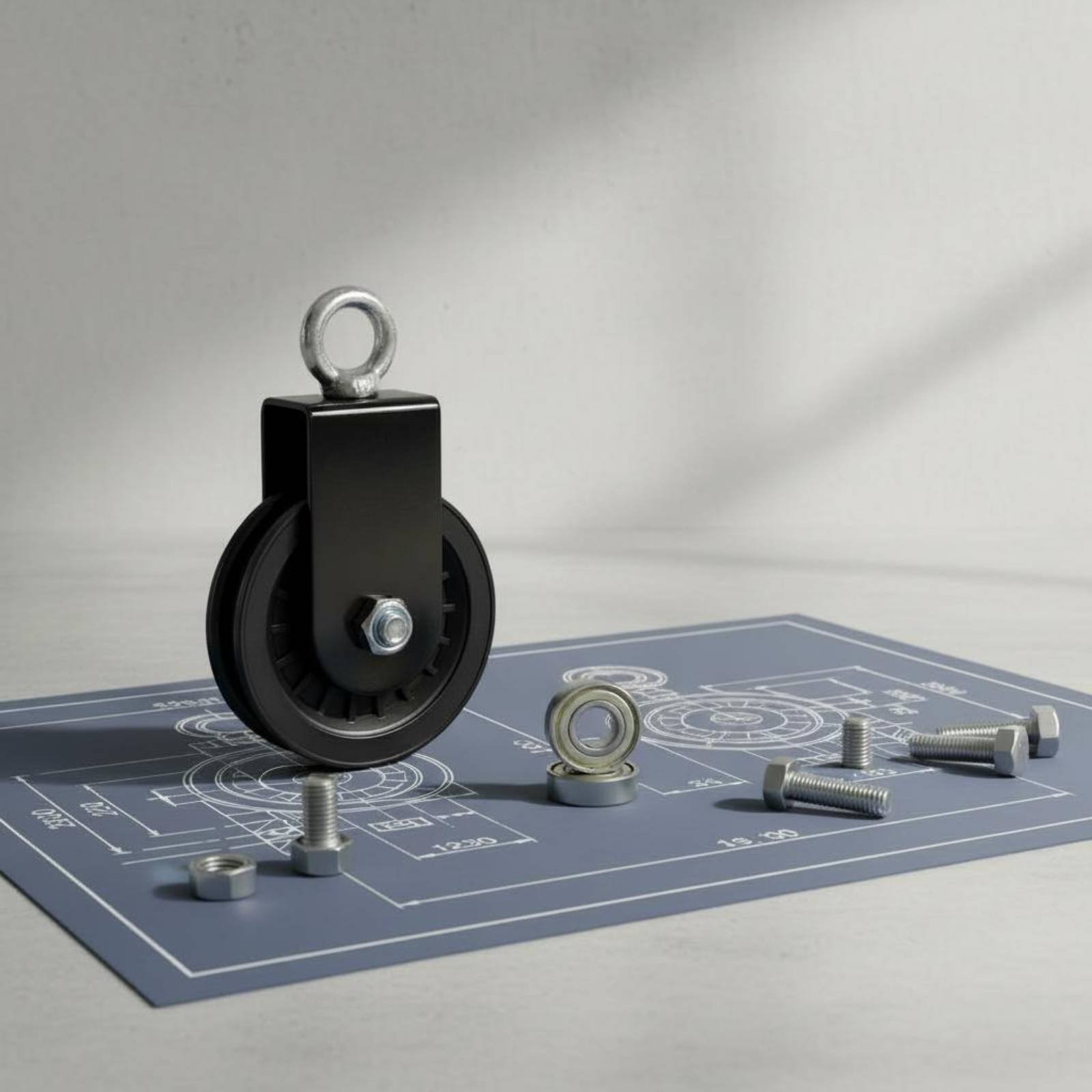 حامل بكرة لياقة بدنية صامت وثا - مراجعة Cable Pulley System وسعره
