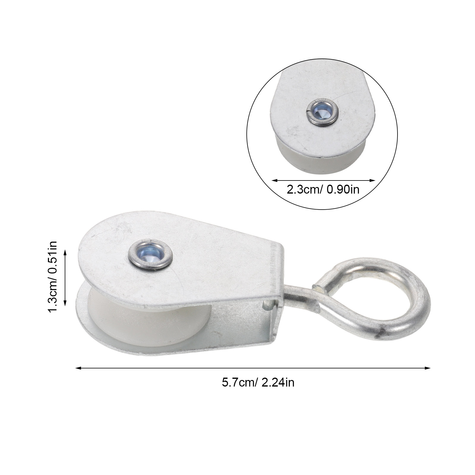 20 قطعة من بكرات تحديد موقع ال - مراجعة Cable Pulley System وسعره