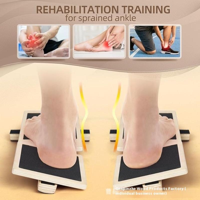 لوح توازن خشبي مانع للانزلاق ل - مراجعة Wobble Board Balance وسعره