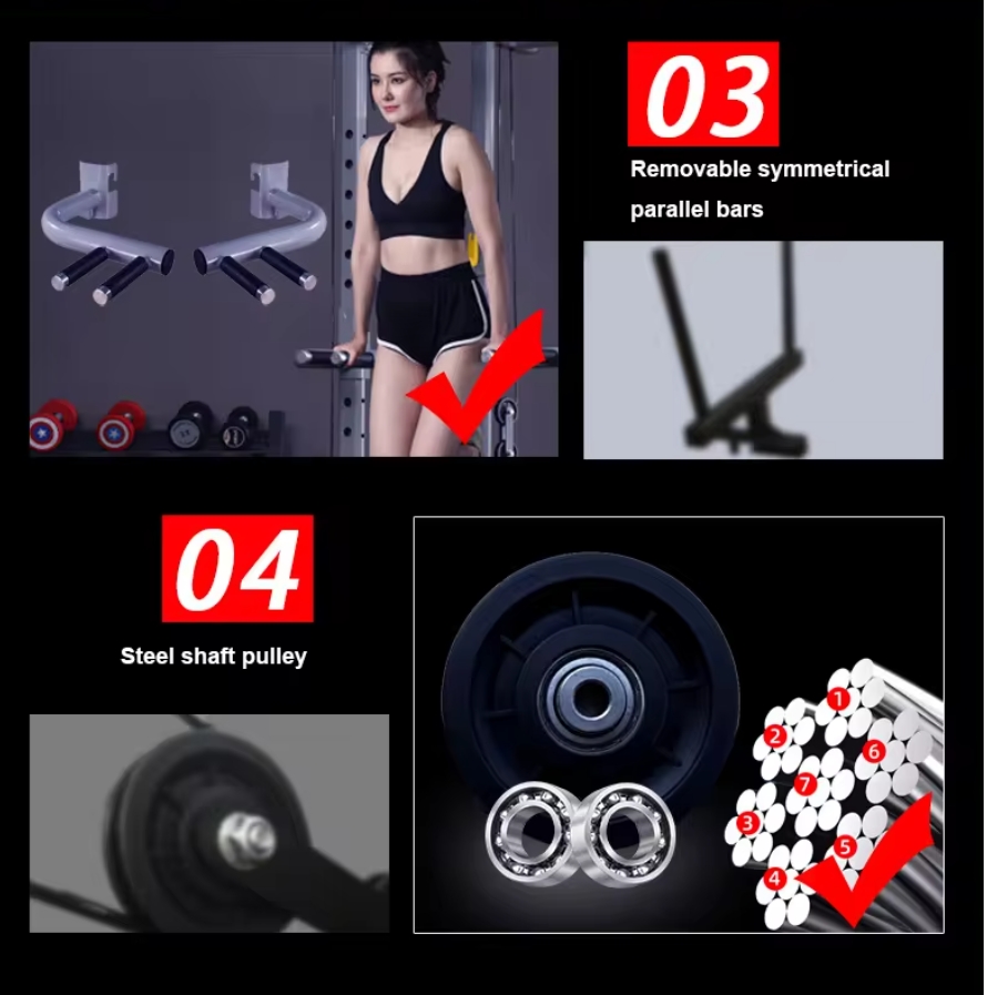 معدات لياقة بدنية DXXY YR-1601 - مراجعة Cable Pulley System وسعره
