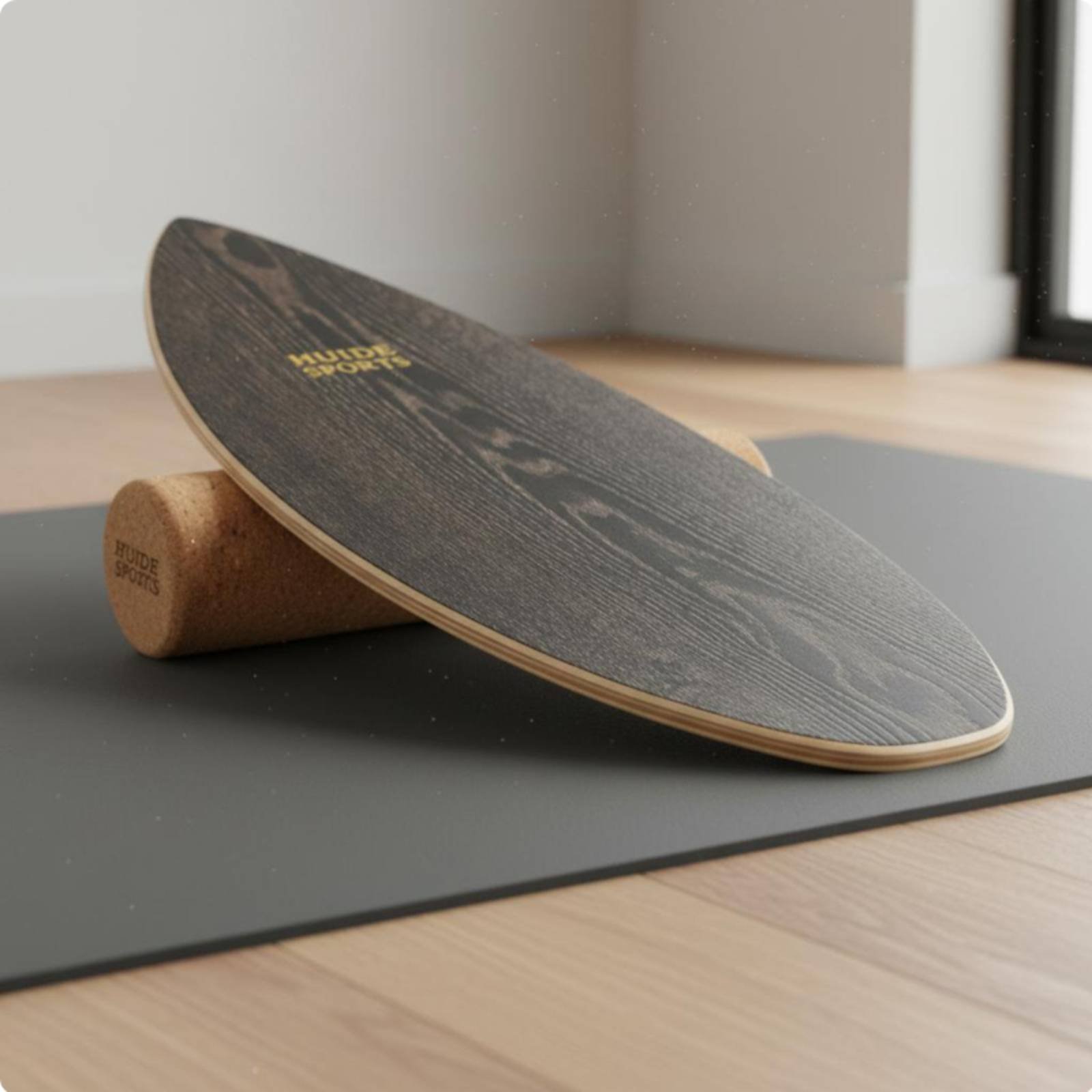 لوح توازن خشبي متين مصنوع من خ - مراجعة Wobble Board Balance وسعره