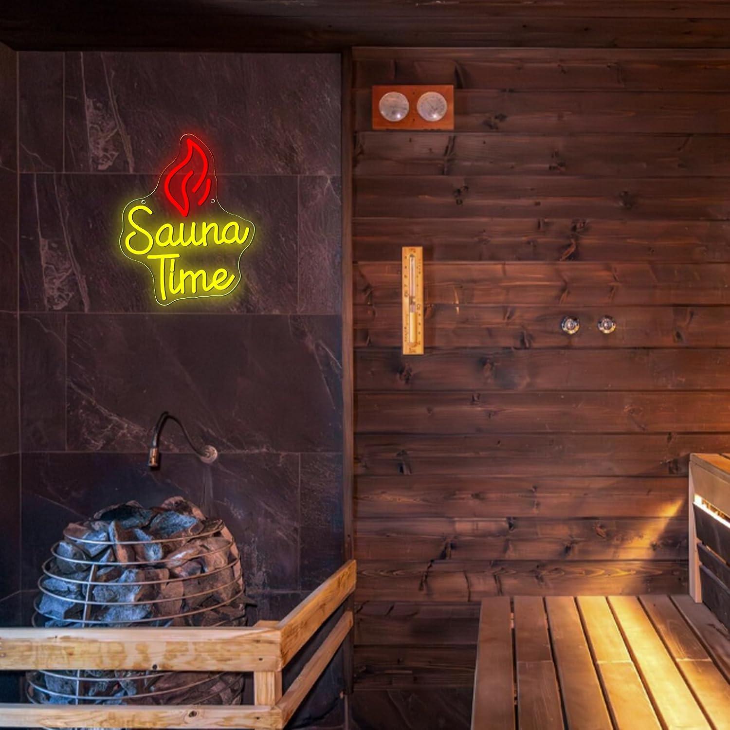 لافتة نيون لوقت الاسترخاء في ا - مراجعة Home Gym Neon Sign وسعره