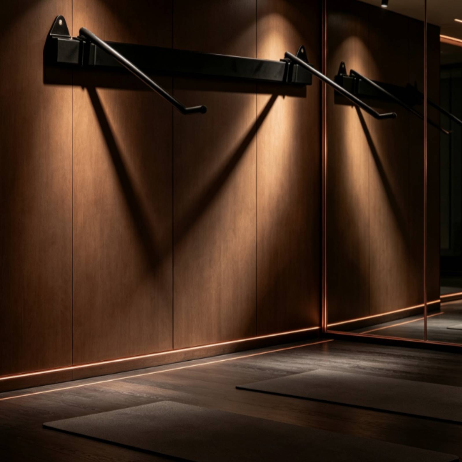 رف تخزين حصيرة التمارين الرياض - مراجعة Home Gym Installation وسعره