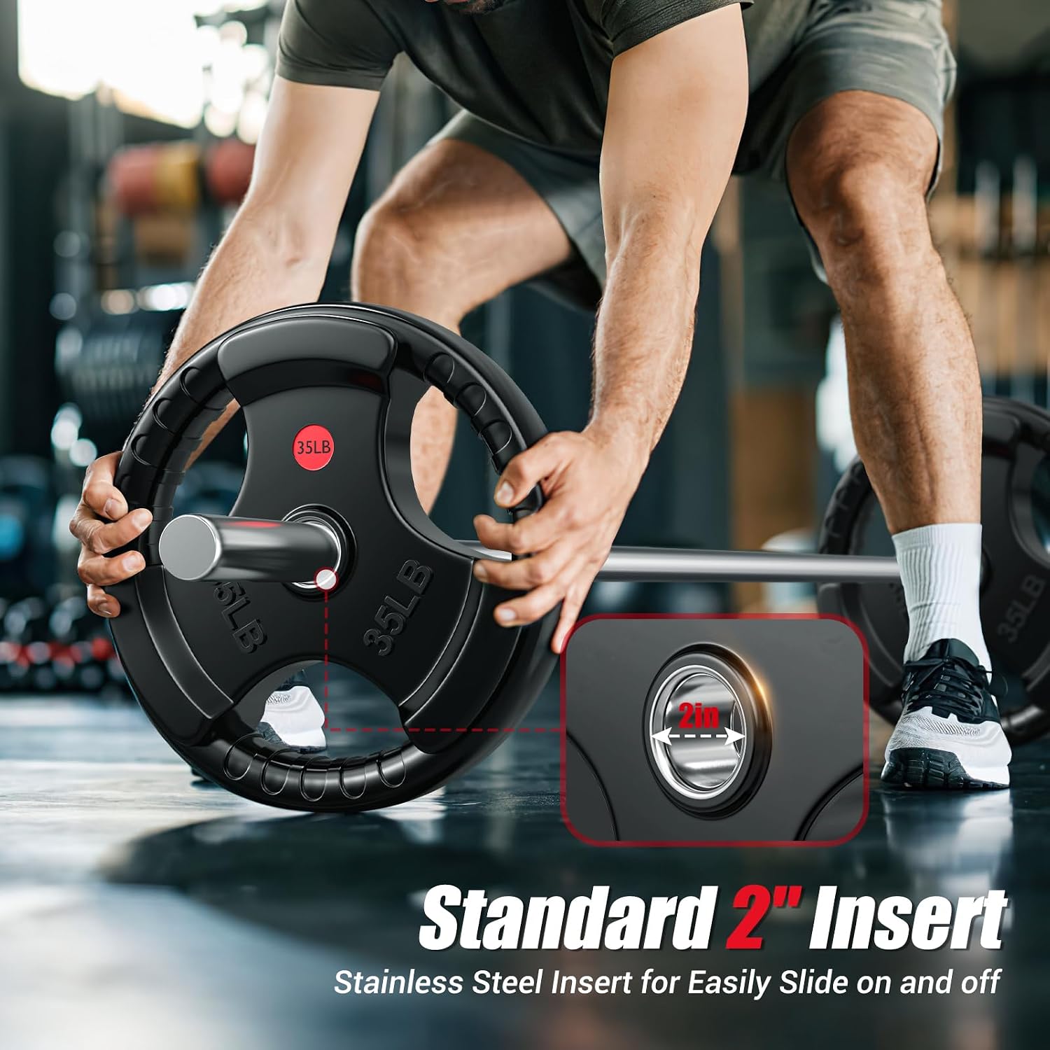 أقراص أوزان أولمبية مغلفة بالم - مراجعة Home Gym Custom وسعره